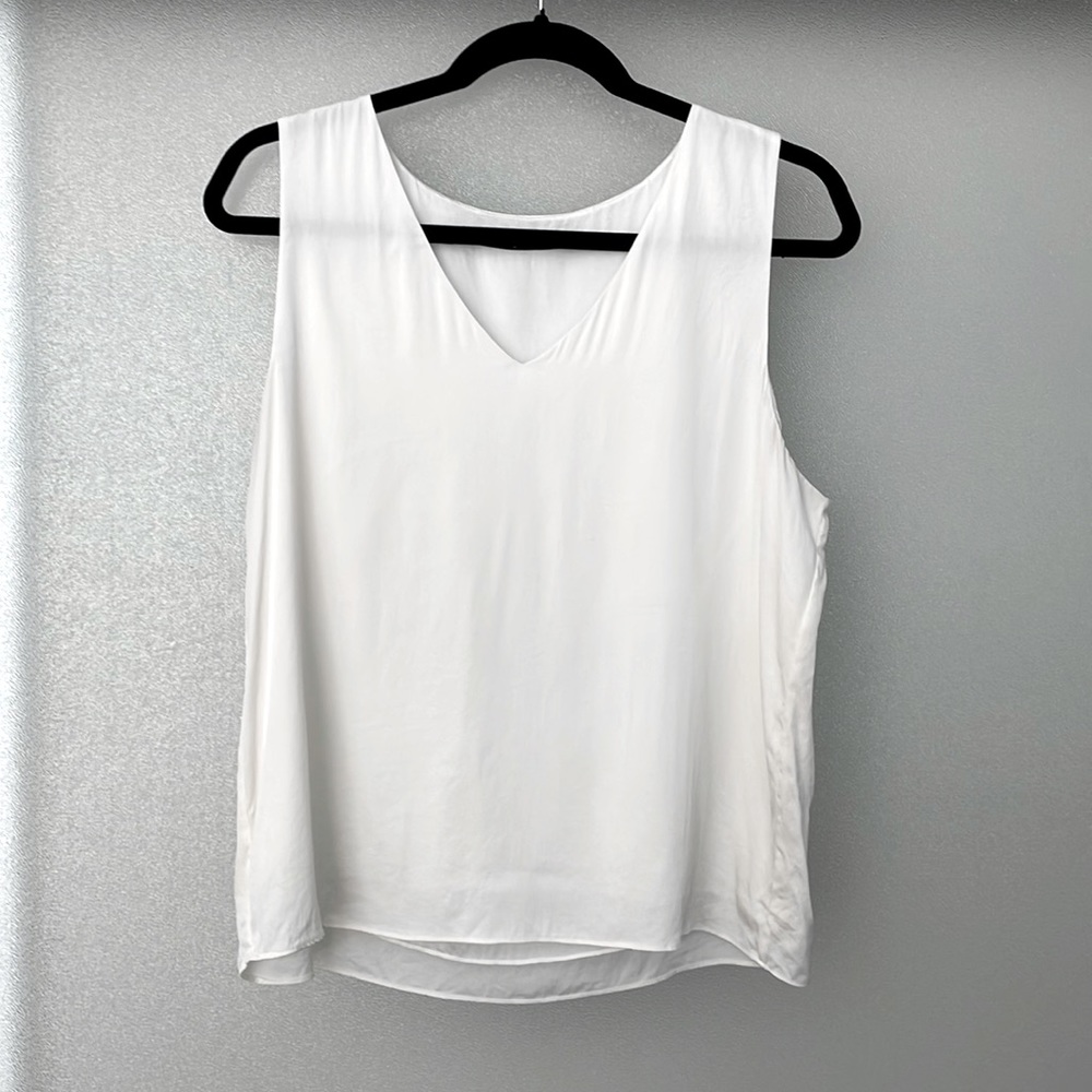 Quince Washable Stretch Silk Tank L